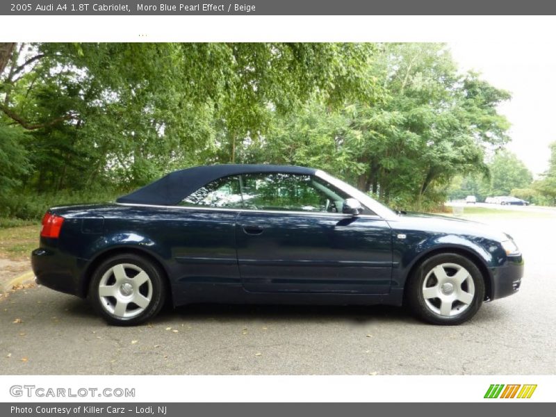 Moro Blue Pearl Effect / Beige 2005 Audi A4 1.8T Cabriolet