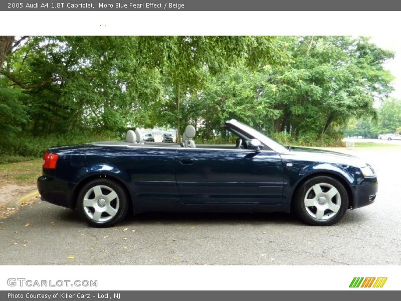 Moro Blue Pearl Effect / Beige 2005 Audi A4 1.8T Cabriolet