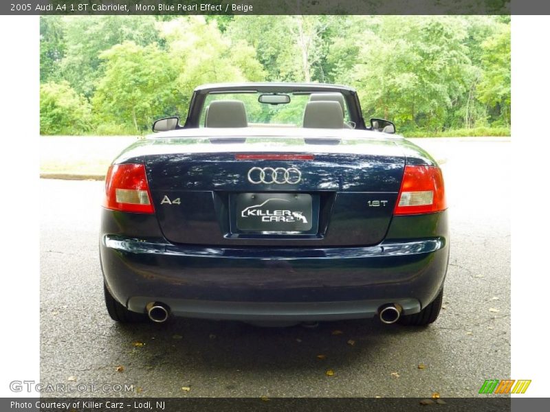 Moro Blue Pearl Effect / Beige 2005 Audi A4 1.8T Cabriolet