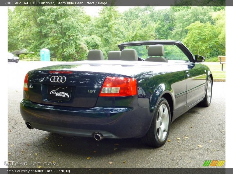 Moro Blue Pearl Effect / Beige 2005 Audi A4 1.8T Cabriolet