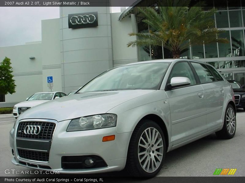 Light Silver Metallic / Black 2007 Audi A3 2.0T