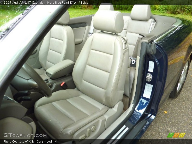 Front Seat of 2005 A4 1.8T Cabriolet