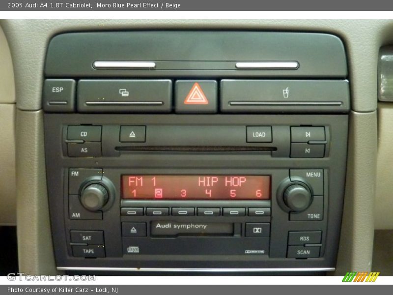 Audio System of 2005 A4 1.8T Cabriolet