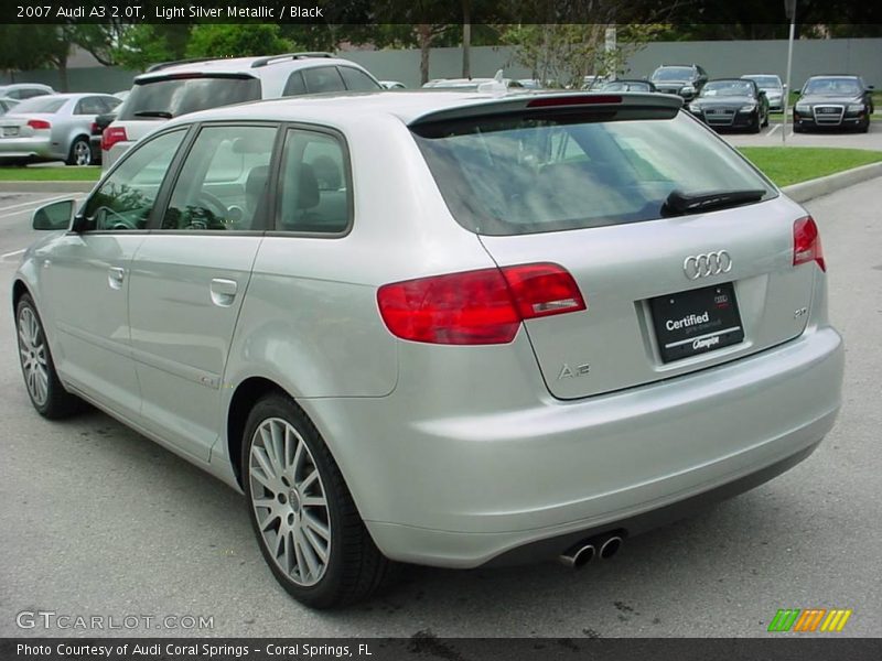 Light Silver Metallic / Black 2007 Audi A3 2.0T