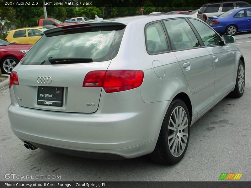 Light Silver Metallic / Black 2007 Audi A3 2.0T