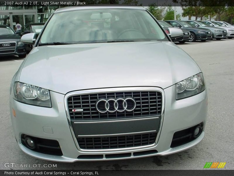 Light Silver Metallic / Black 2007 Audi A3 2.0T