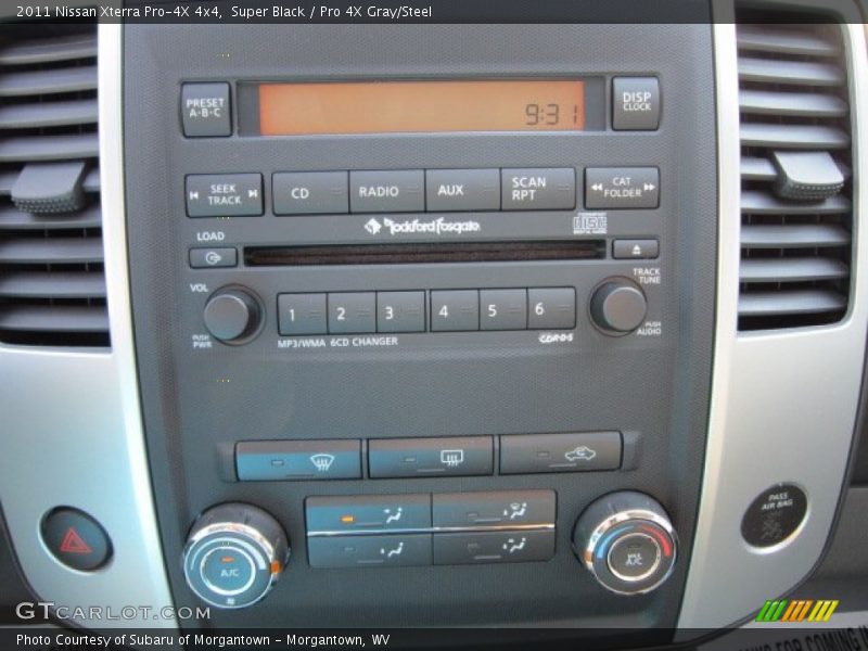 Super Black / Pro 4X Gray/Steel 2011 Nissan Xterra Pro-4X 4x4