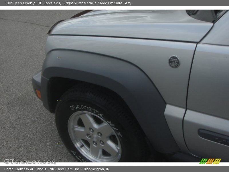 Bright Silver Metallic / Medium Slate Gray 2005 Jeep Liberty CRD Sport 4x4