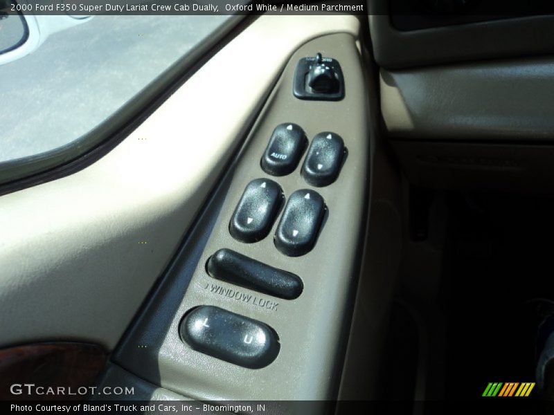 Oxford White / Medium Parchment 2000 Ford F350 Super Duty Lariat Crew Cab Dually
