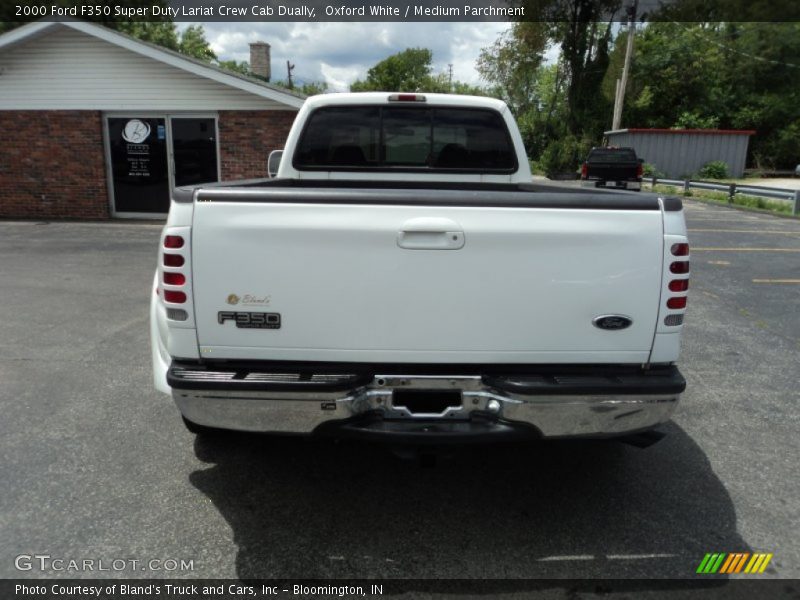 Oxford White / Medium Parchment 2000 Ford F350 Super Duty Lariat Crew Cab Dually