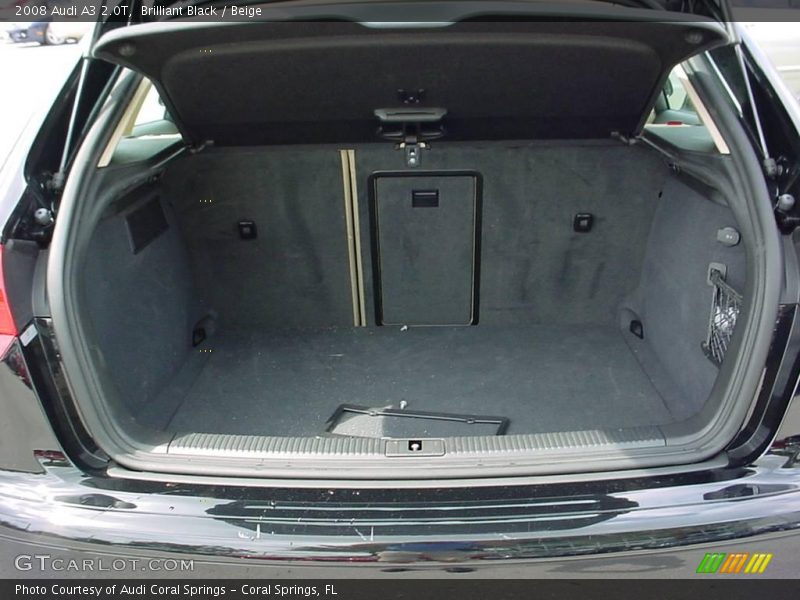 Brilliant Black / Beige 2008 Audi A3 2.0T