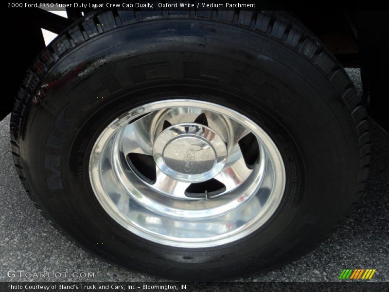 Oxford White / Medium Parchment 2000 Ford F350 Super Duty Lariat Crew Cab Dually