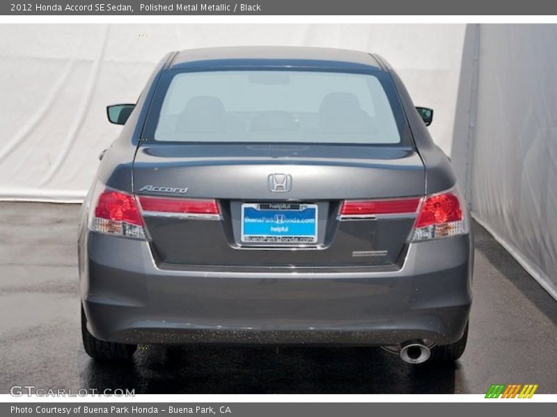 Polished Metal Metallic / Black 2012 Honda Accord SE Sedan