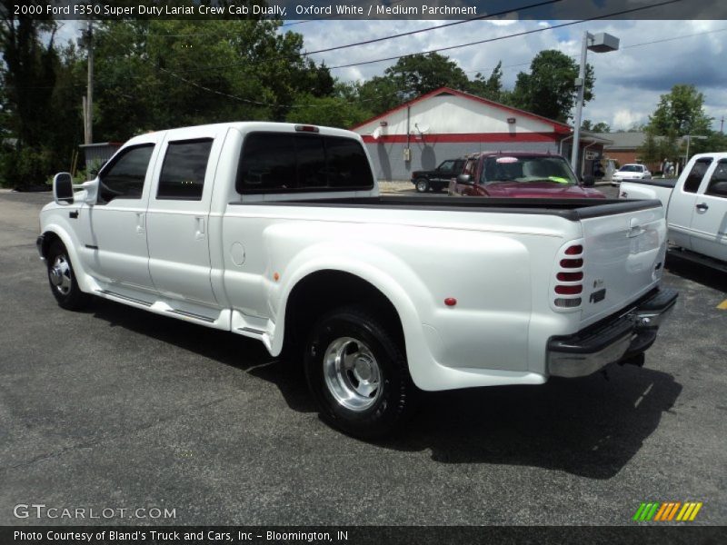 Oxford White / Medium Parchment 2000 Ford F350 Super Duty Lariat Crew Cab Dually