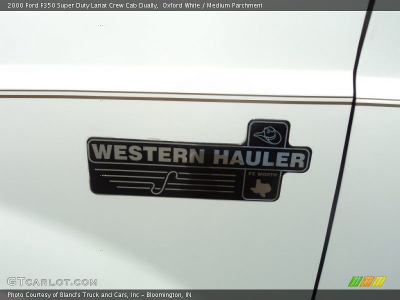 Oxford White / Medium Parchment 2000 Ford F350 Super Duty Lariat Crew Cab Dually