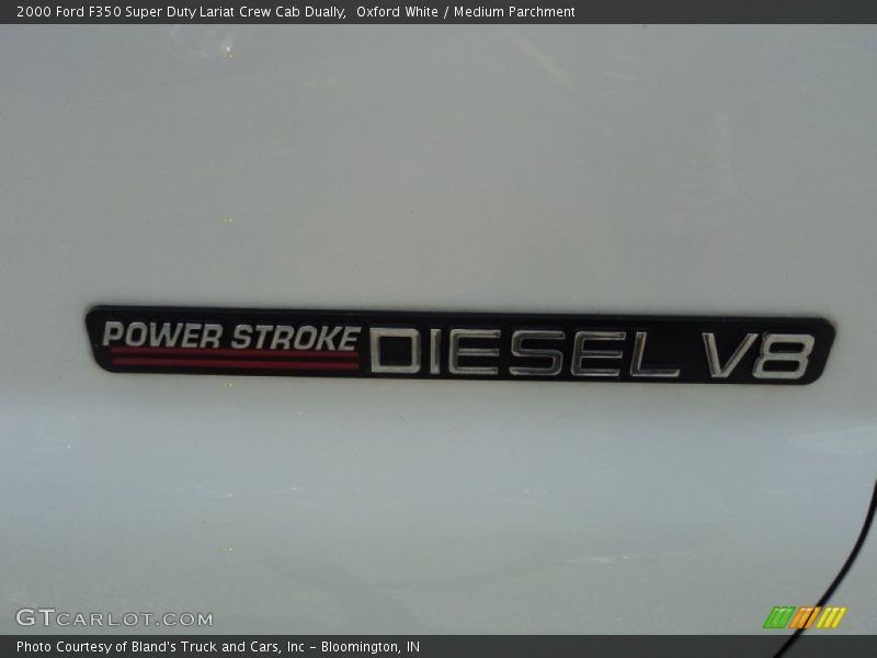 Oxford White / Medium Parchment 2000 Ford F350 Super Duty Lariat Crew Cab Dually