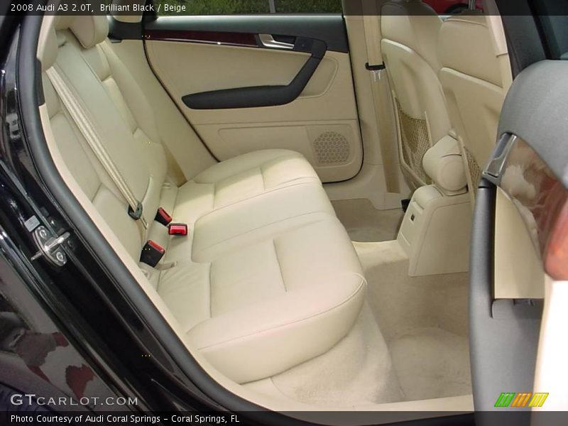 Brilliant Black / Beige 2008 Audi A3 2.0T
