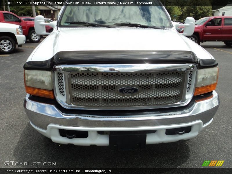 Oxford White / Medium Parchment 2000 Ford F350 Super Duty Lariat Crew Cab Dually