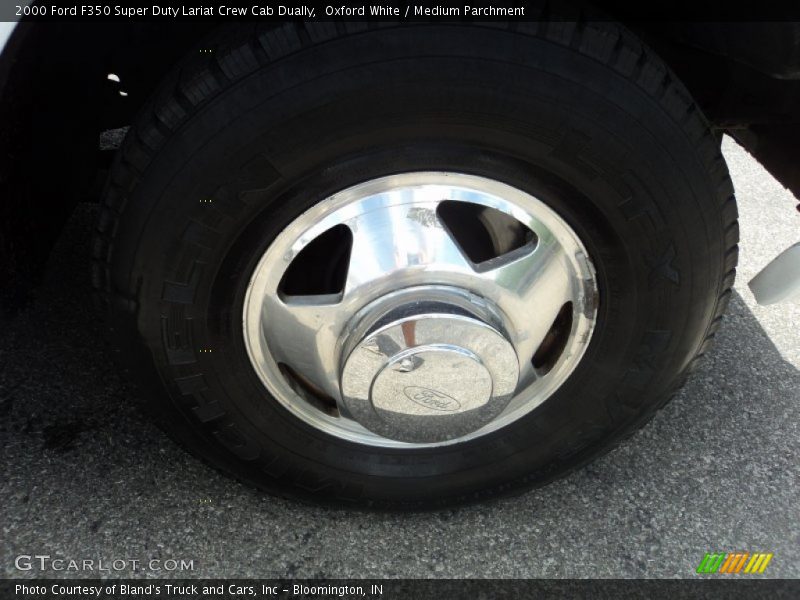 Oxford White / Medium Parchment 2000 Ford F350 Super Duty Lariat Crew Cab Dually