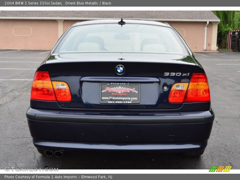 Orient Blue Metallic / Black 2004 BMW 3 Series 330xi Sedan