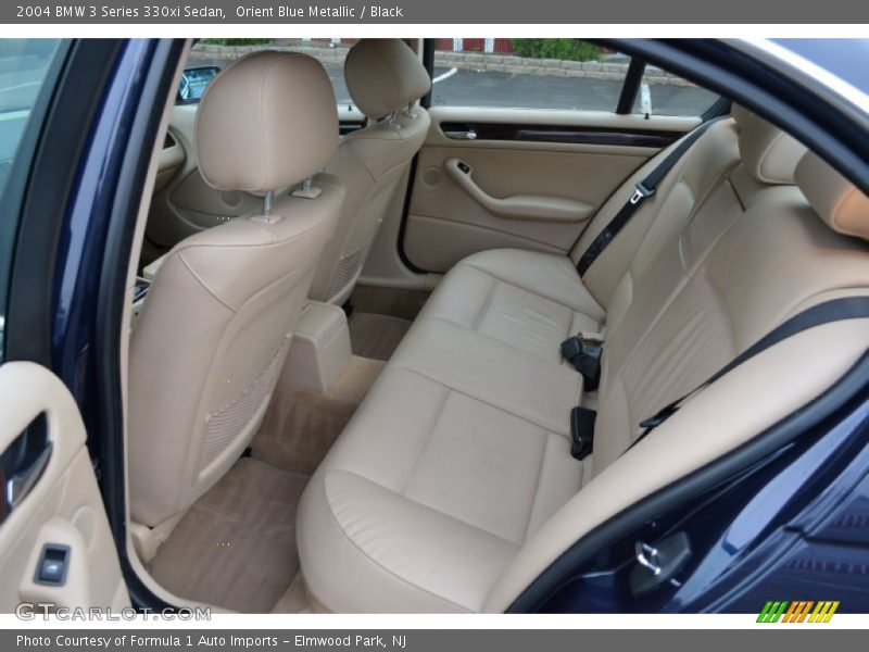 Orient Blue Metallic / Black 2004 BMW 3 Series 330xi Sedan