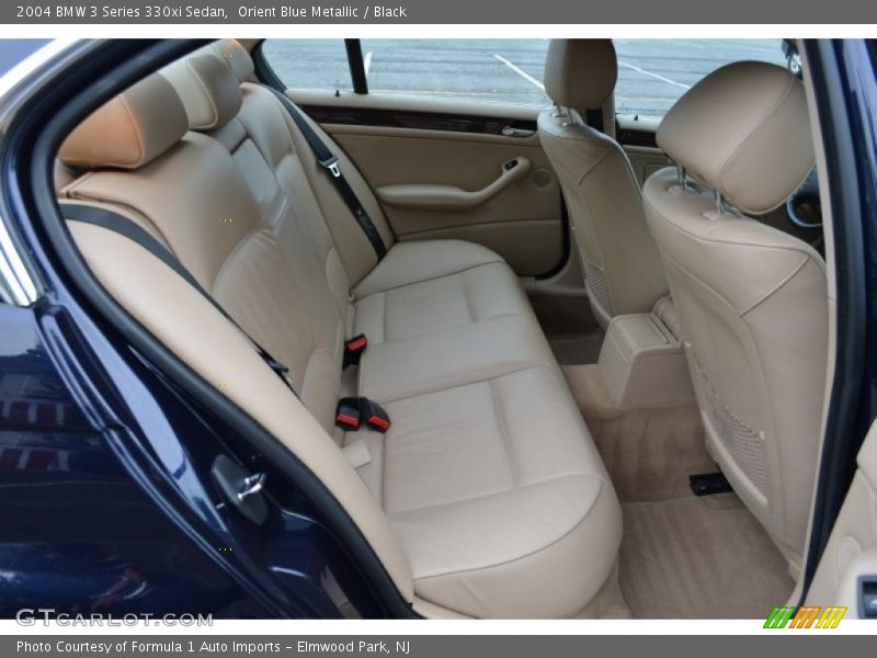Orient Blue Metallic / Black 2004 BMW 3 Series 330xi Sedan