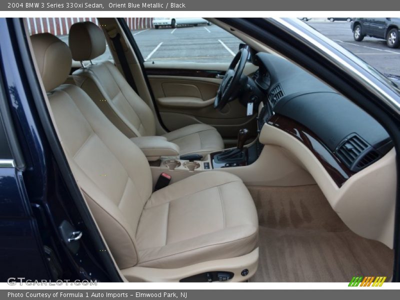 Orient Blue Metallic / Black 2004 BMW 3 Series 330xi Sedan