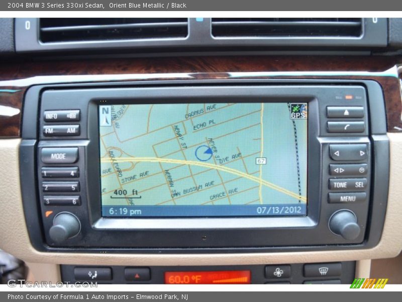 Orient Blue Metallic / Black 2004 BMW 3 Series 330xi Sedan