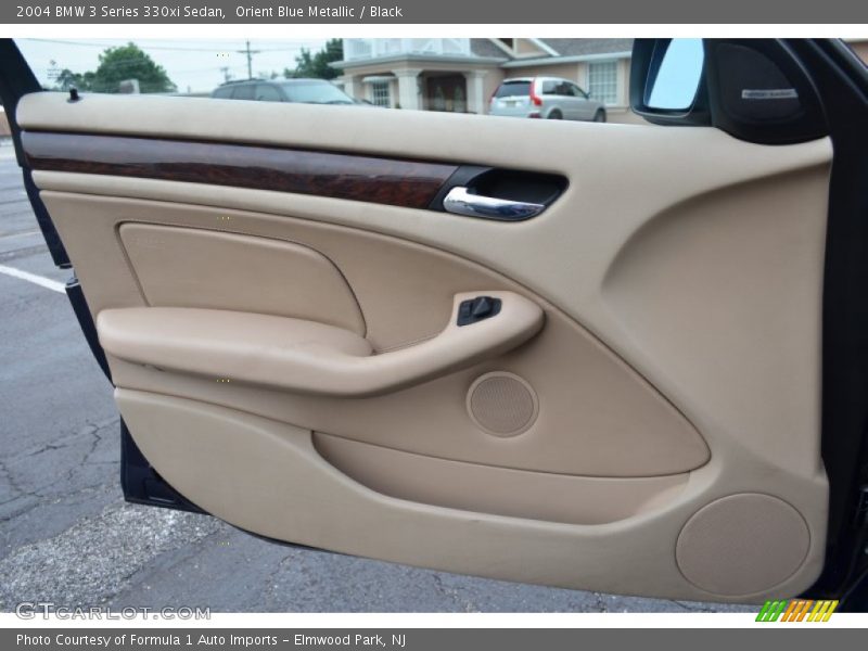 Orient Blue Metallic / Black 2004 BMW 3 Series 330xi Sedan