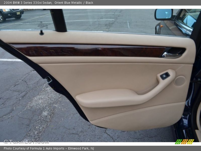 Orient Blue Metallic / Black 2004 BMW 3 Series 330xi Sedan