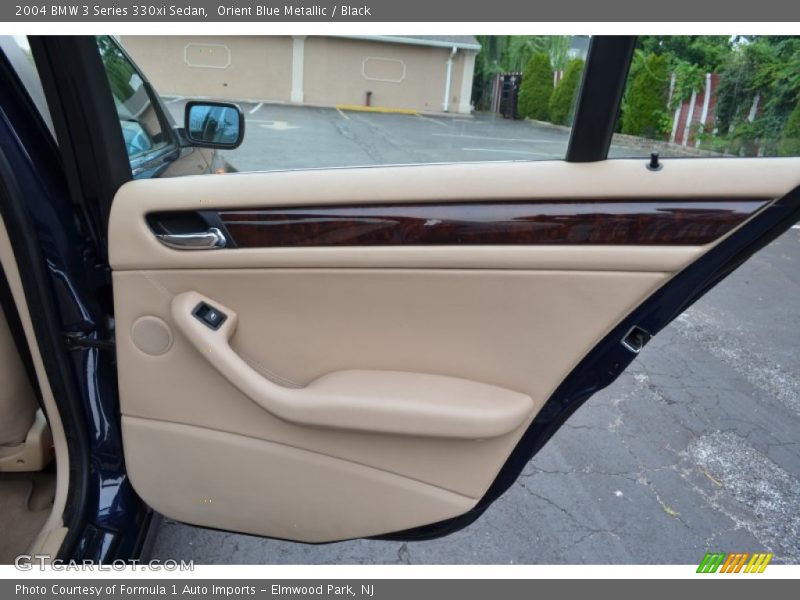 Orient Blue Metallic / Black 2004 BMW 3 Series 330xi Sedan