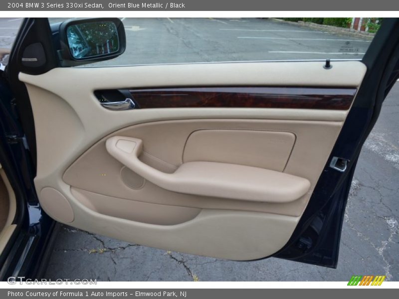Orient Blue Metallic / Black 2004 BMW 3 Series 330xi Sedan