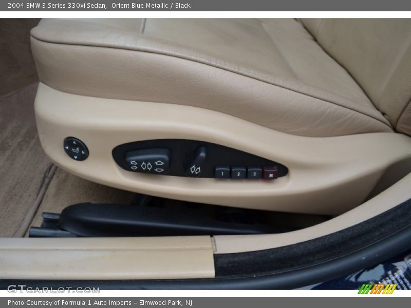 Orient Blue Metallic / Black 2004 BMW 3 Series 330xi Sedan