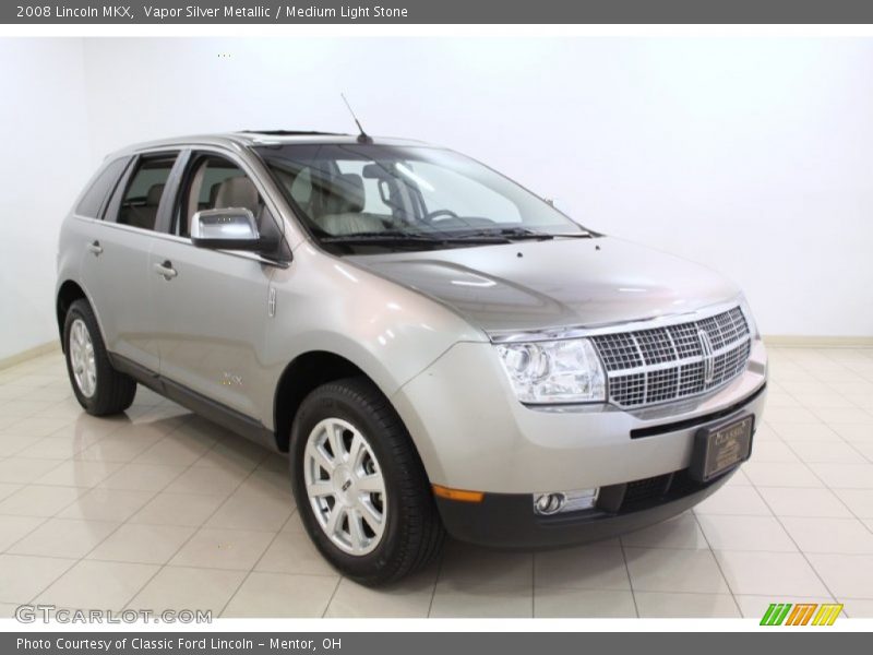 Vapor Silver Metallic / Medium Light Stone 2008 Lincoln MKX