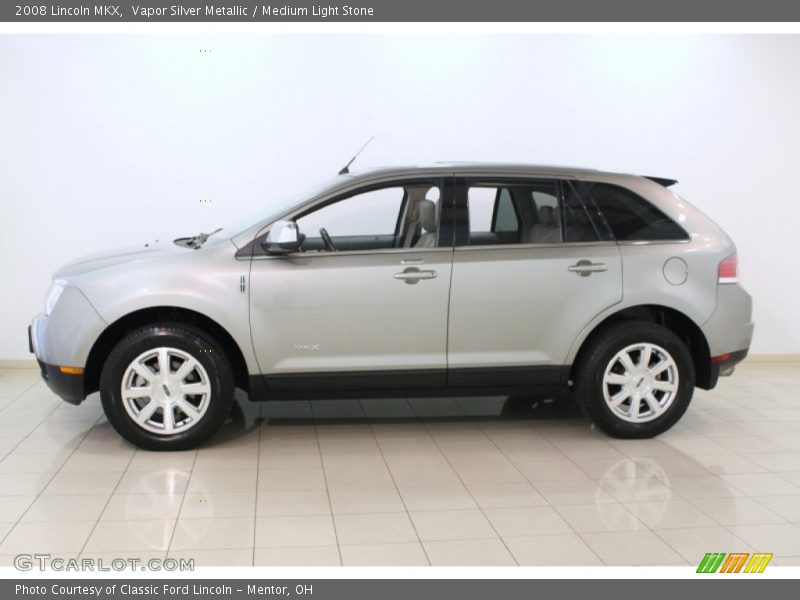Vapor Silver Metallic / Medium Light Stone 2008 Lincoln MKX