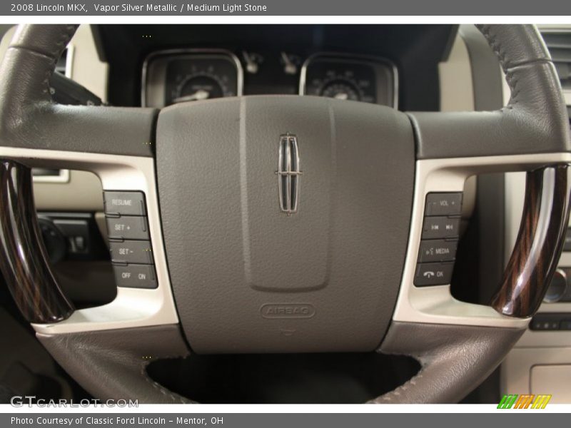 Vapor Silver Metallic / Medium Light Stone 2008 Lincoln MKX