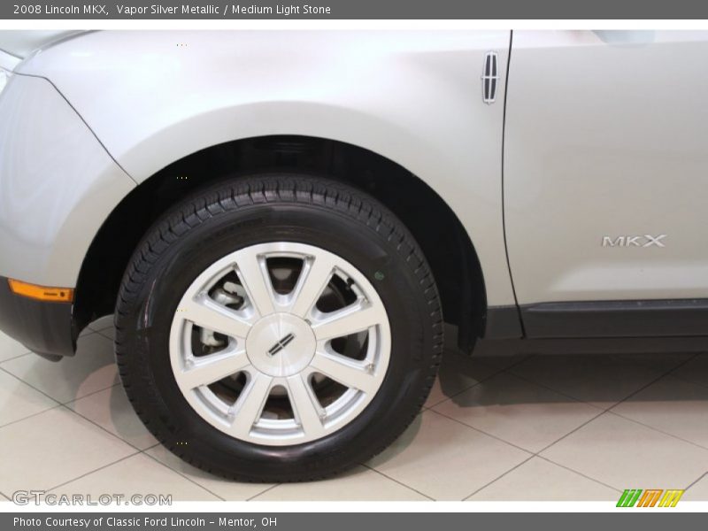 Vapor Silver Metallic / Medium Light Stone 2008 Lincoln MKX