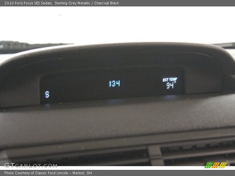 Sterling Grey Metallic / Charcoal Black 2010 Ford Focus SES Sedan