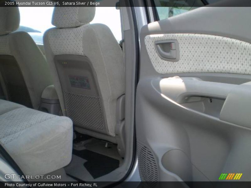 Sahara Silver / Beige 2005 Hyundai Tucson GLS V6