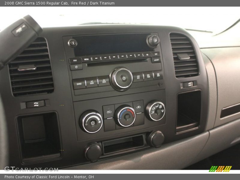 Fire Red / Dark Titanium 2008 GMC Sierra 1500 Regular Cab