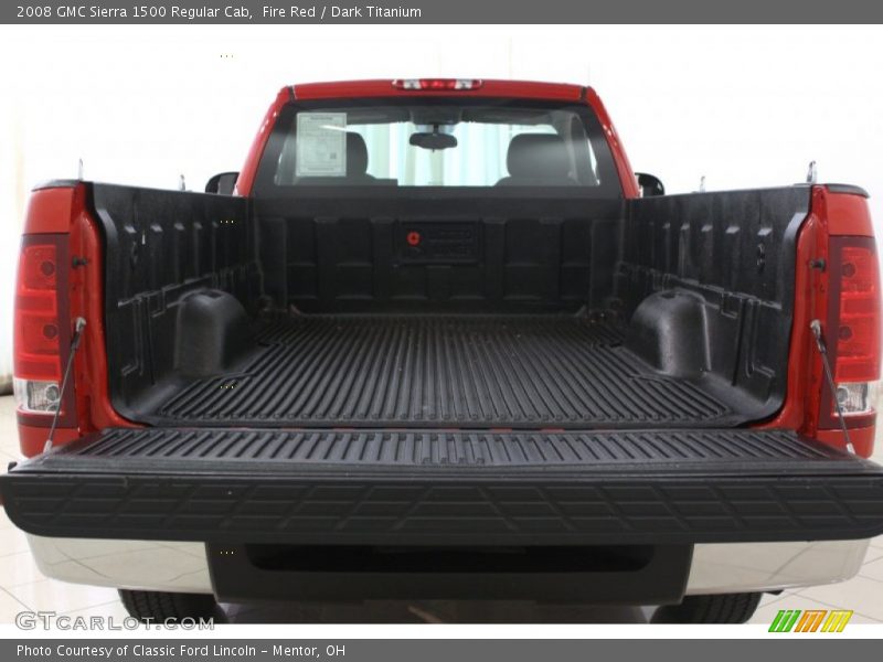 Fire Red / Dark Titanium 2008 GMC Sierra 1500 Regular Cab