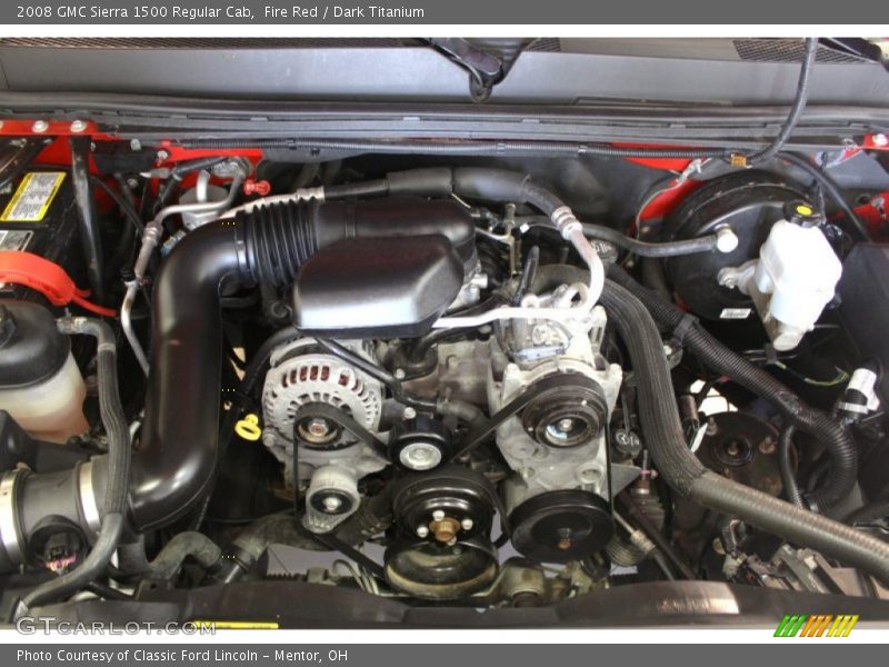 Fire Red / Dark Titanium 2008 GMC Sierra 1500 Regular Cab