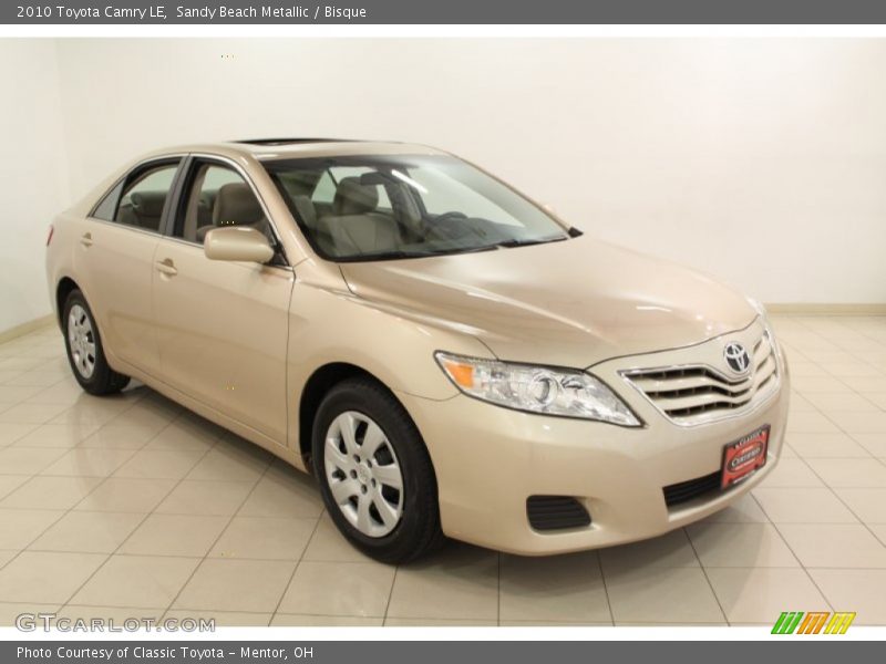 Sandy Beach Metallic / Bisque 2010 Toyota Camry LE