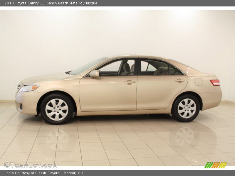 Sandy Beach Metallic / Bisque 2010 Toyota Camry LE