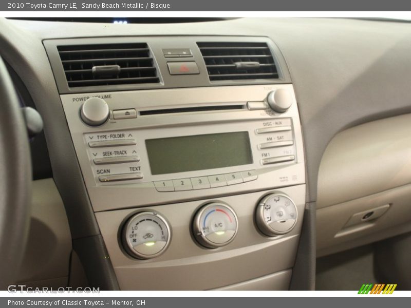 Sandy Beach Metallic / Bisque 2010 Toyota Camry LE