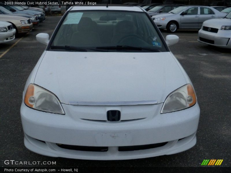 Taffeta White / Beige 2003 Honda Civic Hybrid Sedan