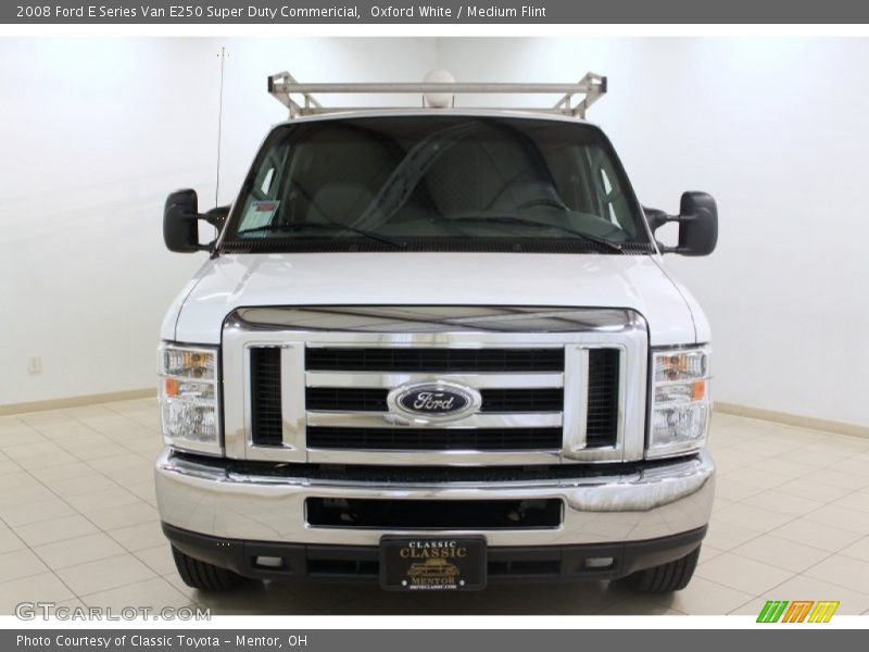 Oxford White / Medium Flint 2008 Ford E Series Van E250 Super Duty Commericial