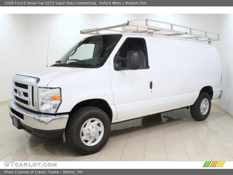 Oxford White / Medium Flint 2008 Ford E Series Van E250 Super Duty Commericial
