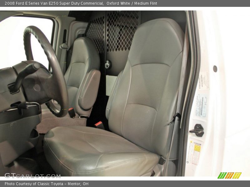 Oxford White / Medium Flint 2008 Ford E Series Van E250 Super Duty Commericial