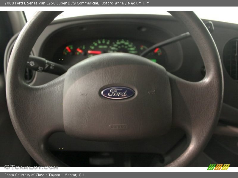 Oxford White / Medium Flint 2008 Ford E Series Van E250 Super Duty Commericial